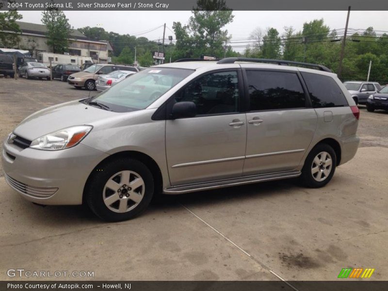 Silver Shadow Pearl / Stone Gray 2004 Toyota Sienna LE