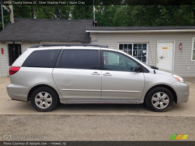 Silver Shadow Pearl / Stone Gray 2004 Toyota Sienna LE