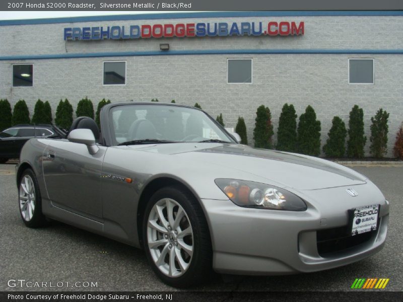 Silverstone Metallic / Black/Red 2007 Honda S2000 Roadster