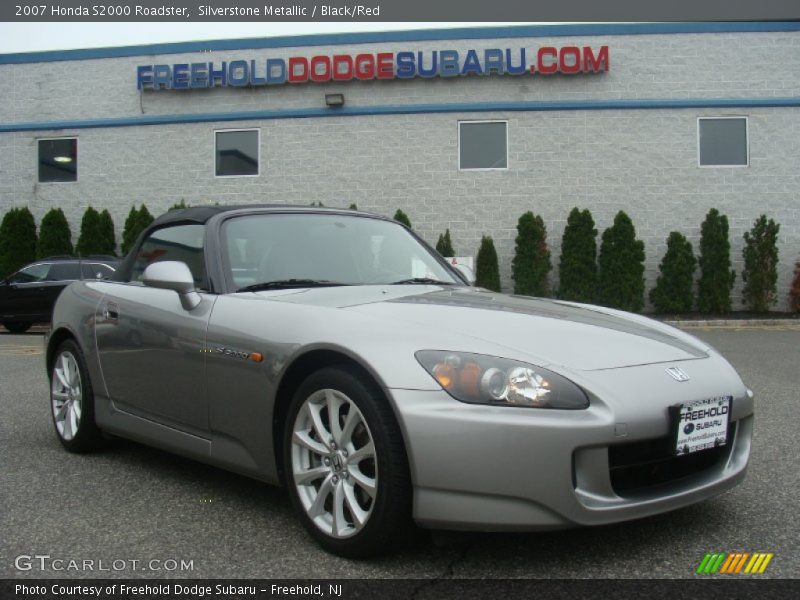 Silverstone Metallic / Black/Red 2007 Honda S2000 Roadster