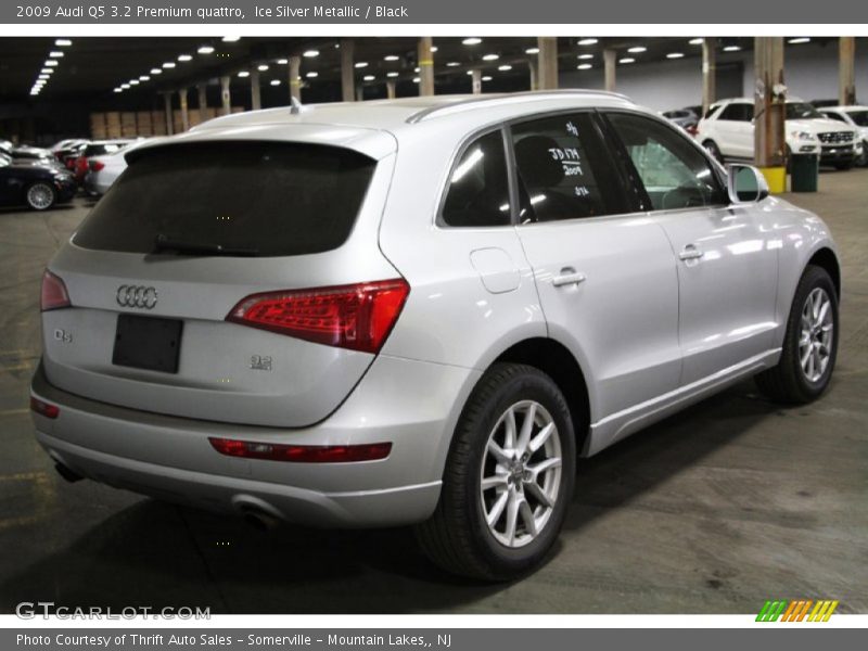 Ice Silver Metallic / Black 2009 Audi Q5 3.2 Premium quattro