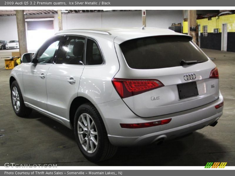 Ice Silver Metallic / Black 2009 Audi Q5 3.2 Premium quattro