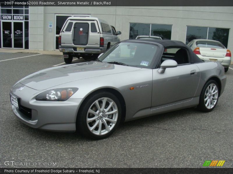 Silverstone Metallic / Black/Red 2007 Honda S2000 Roadster