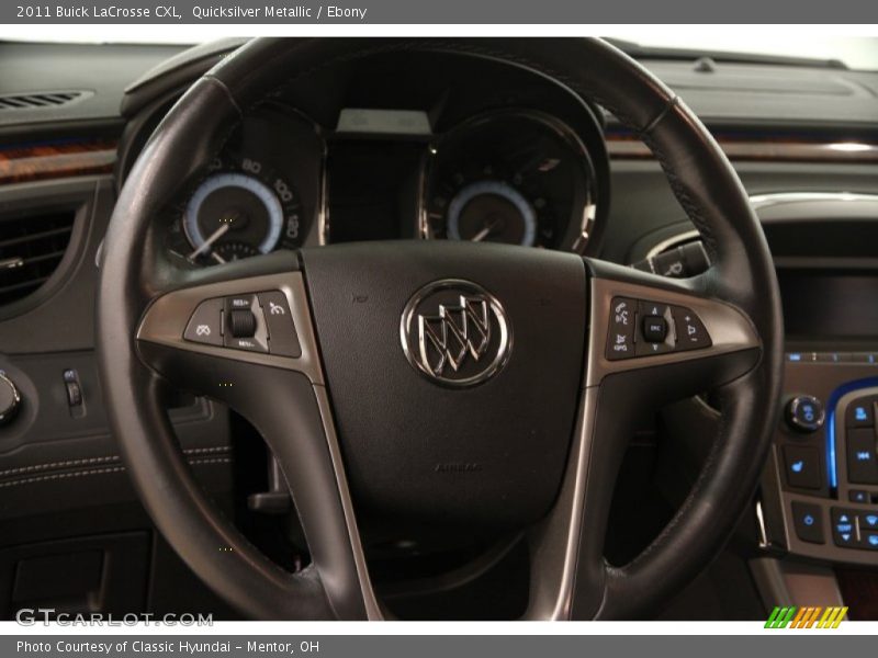 Quicksilver Metallic / Ebony 2011 Buick LaCrosse CXL
