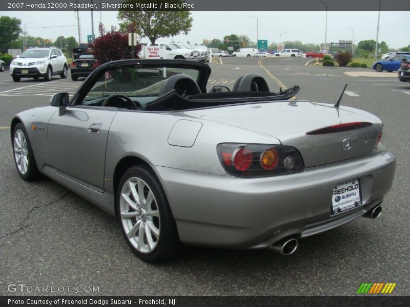 Silverstone Metallic / Black/Red 2007 Honda S2000 Roadster