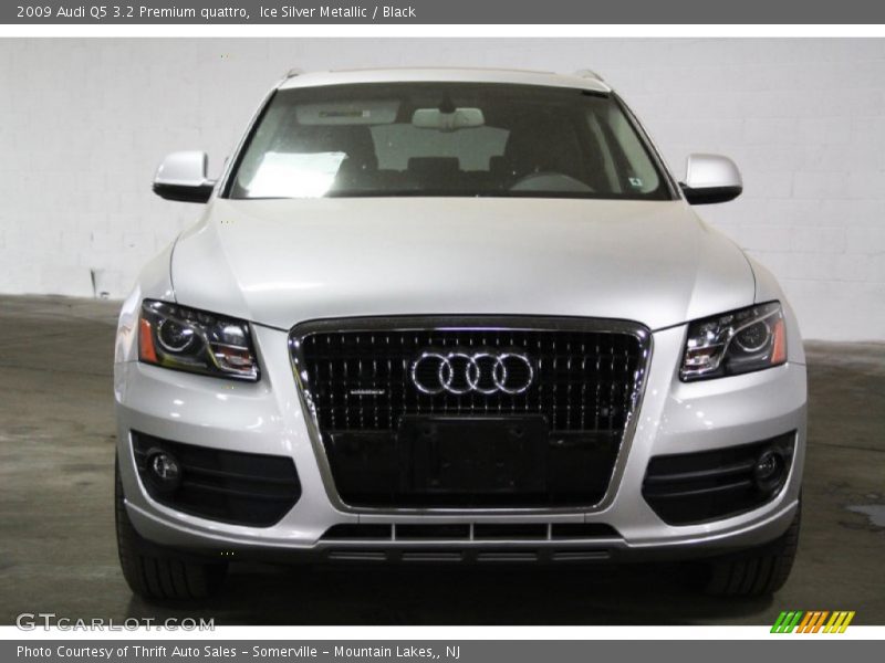 Ice Silver Metallic / Black 2009 Audi Q5 3.2 Premium quattro
