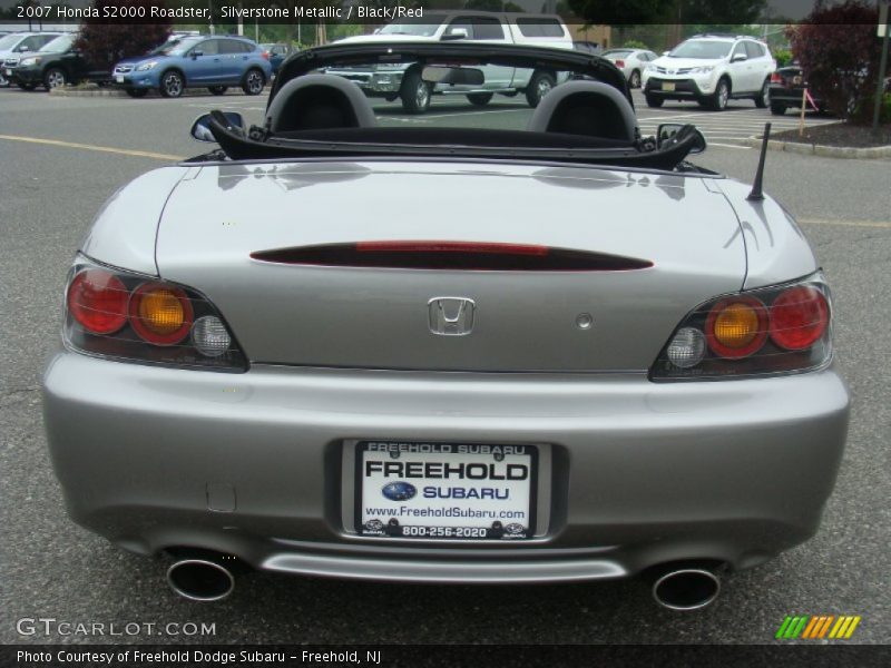 Silverstone Metallic / Black/Red 2007 Honda S2000 Roadster