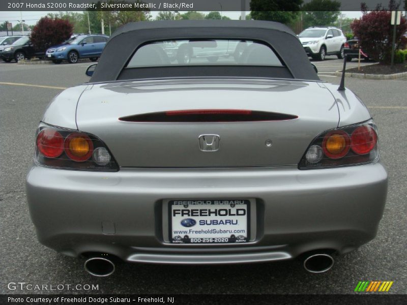 Silverstone Metallic / Black/Red 2007 Honda S2000 Roadster