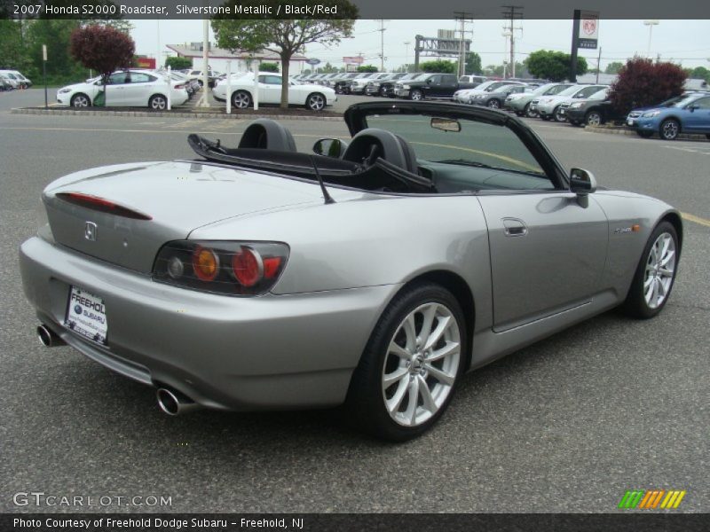 Silverstone Metallic / Black/Red 2007 Honda S2000 Roadster