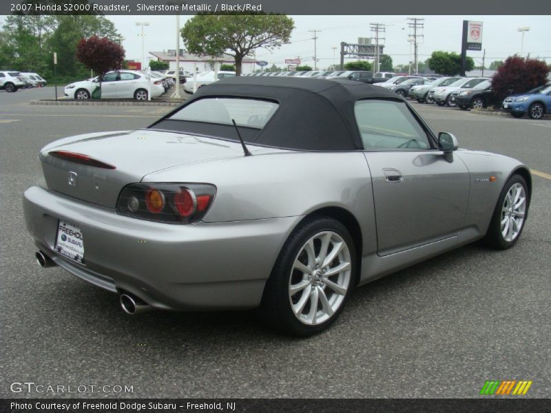 Silverstone Metallic / Black/Red 2007 Honda S2000 Roadster