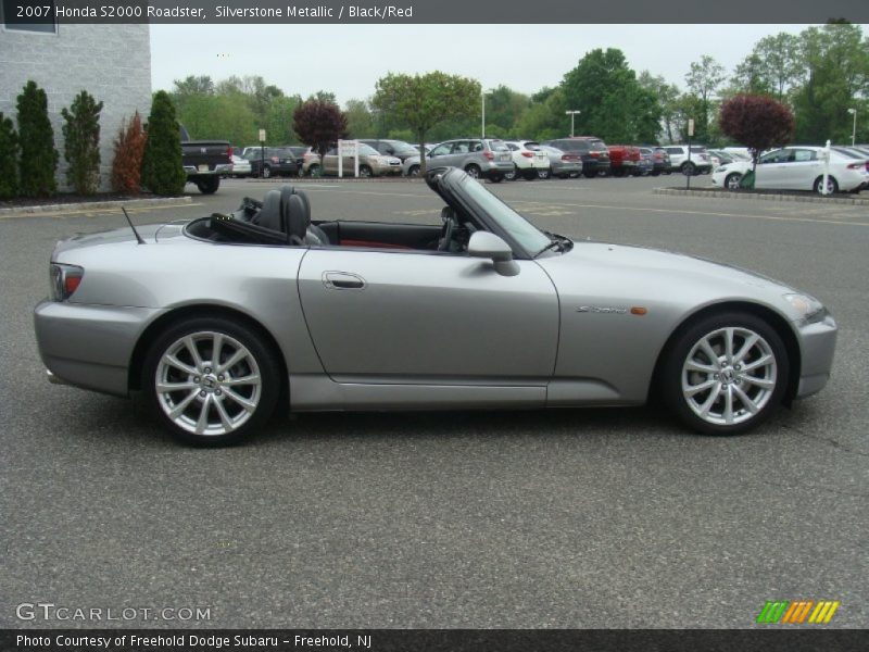 Silverstone Metallic / Black/Red 2007 Honda S2000 Roadster