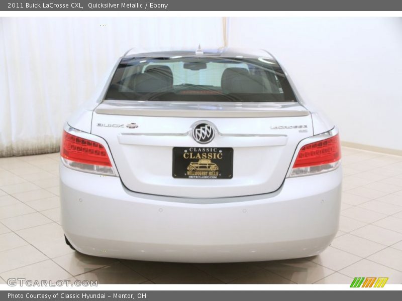 Quicksilver Metallic / Ebony 2011 Buick LaCrosse CXL