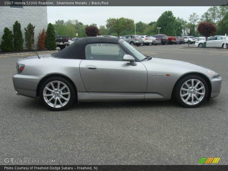 Silverstone Metallic / Black/Red 2007 Honda S2000 Roadster