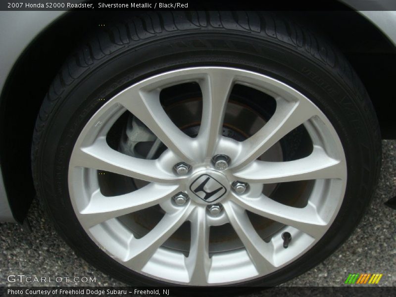 Silverstone Metallic / Black/Red 2007 Honda S2000 Roadster