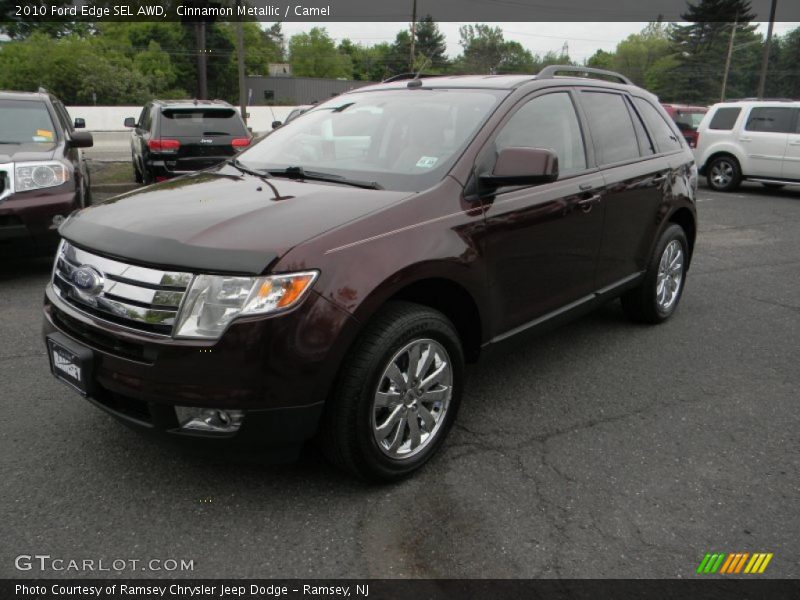 Cinnamon Metallic / Camel 2010 Ford Edge SEL AWD