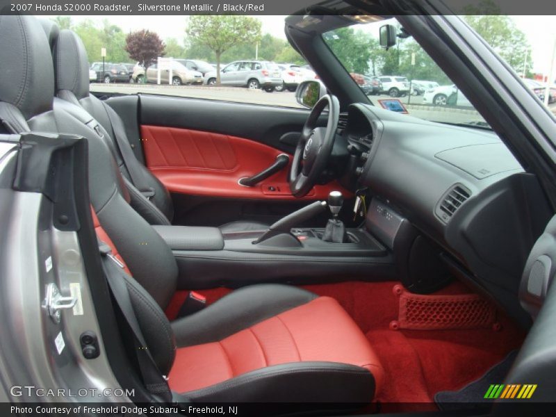 Silverstone Metallic / Black/Red 2007 Honda S2000 Roadster