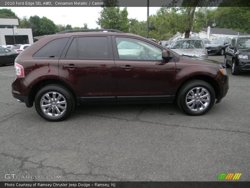 Cinnamon Metallic / Camel 2010 Ford Edge SEL AWD