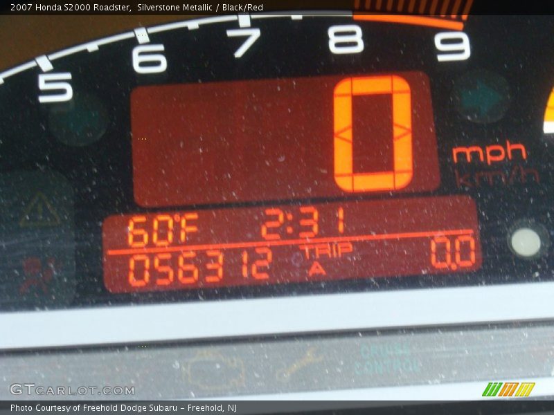 Silverstone Metallic / Black/Red 2007 Honda S2000 Roadster