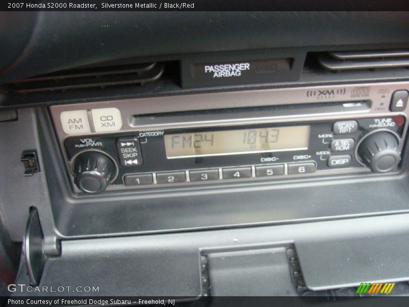 Silverstone Metallic / Black/Red 2007 Honda S2000 Roadster