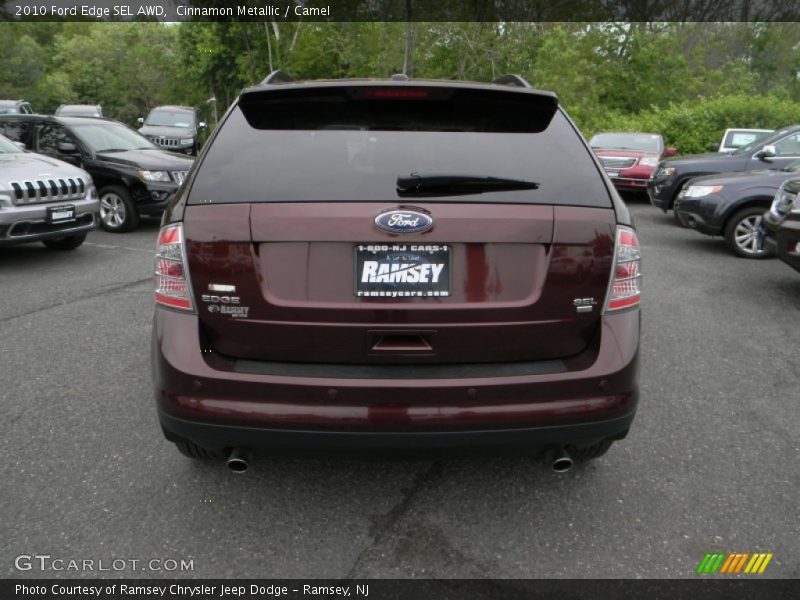 Cinnamon Metallic / Camel 2010 Ford Edge SEL AWD