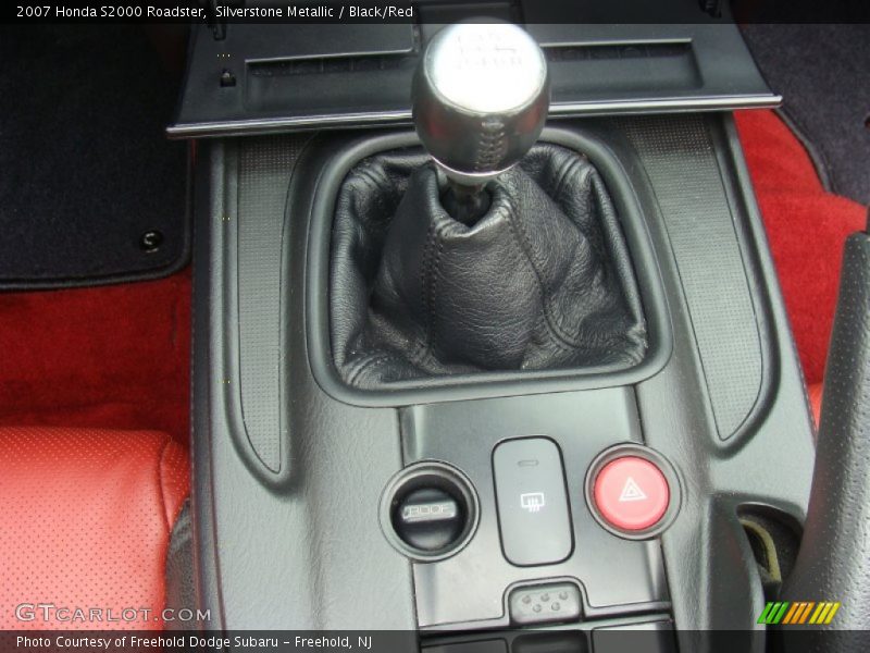 Silverstone Metallic / Black/Red 2007 Honda S2000 Roadster