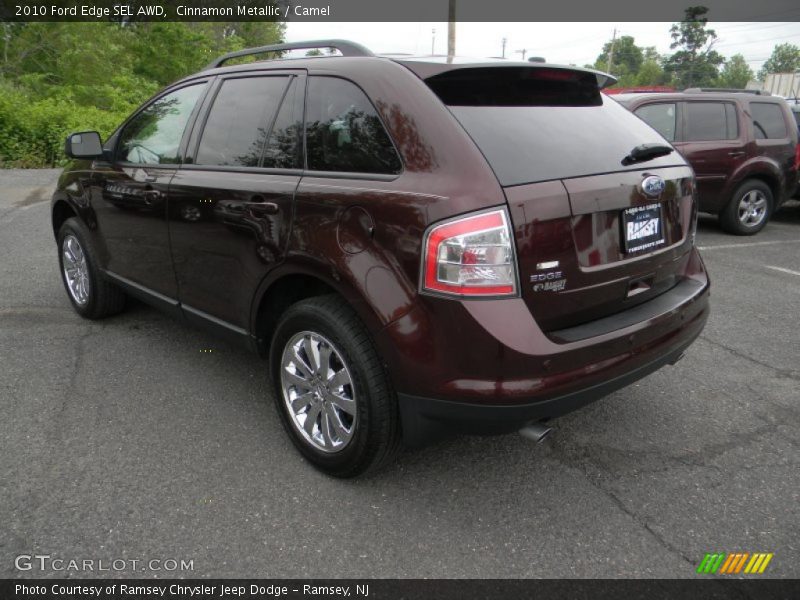 Cinnamon Metallic / Camel 2010 Ford Edge SEL AWD