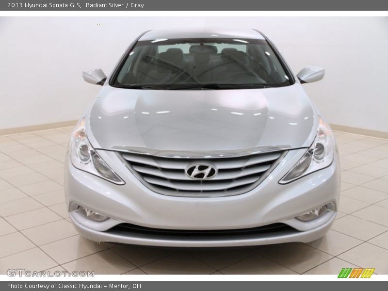 Radiant Silver / Gray 2013 Hyundai Sonata GLS