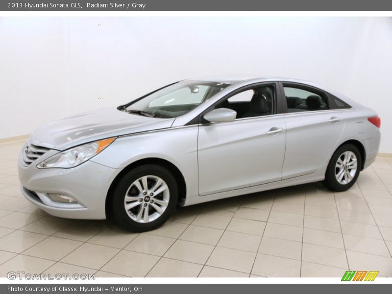 Radiant Silver / Gray 2013 Hyundai Sonata GLS