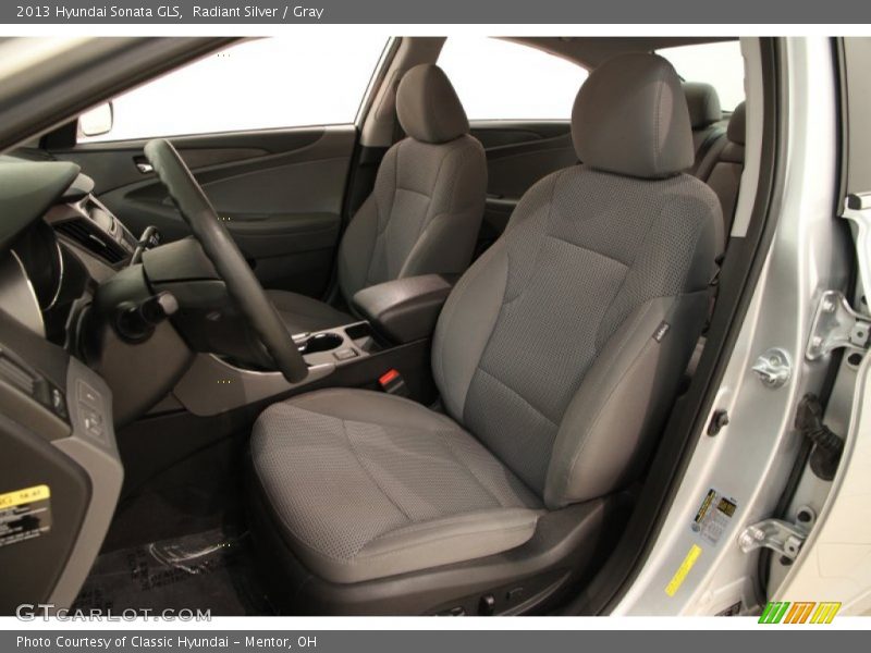Radiant Silver / Gray 2013 Hyundai Sonata GLS