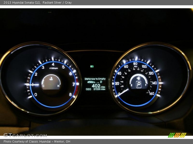 Radiant Silver / Gray 2013 Hyundai Sonata GLS
