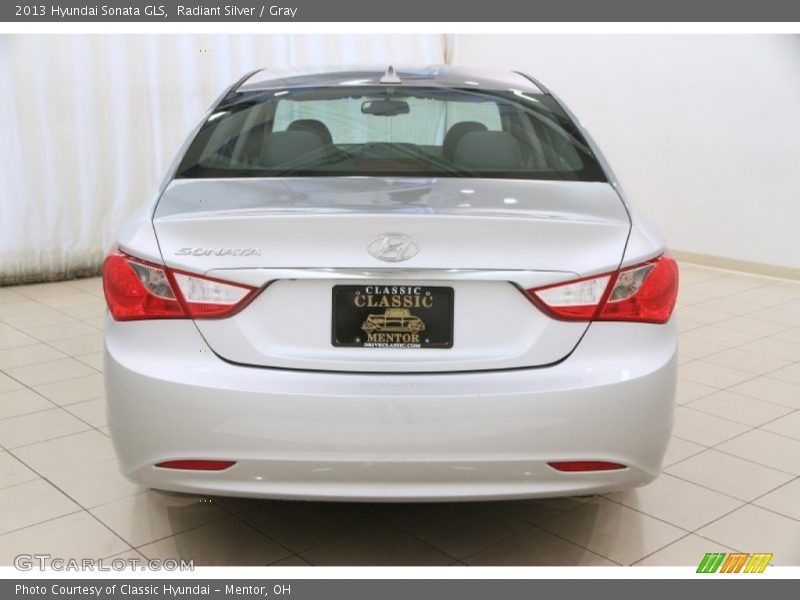 Radiant Silver / Gray 2013 Hyundai Sonata GLS