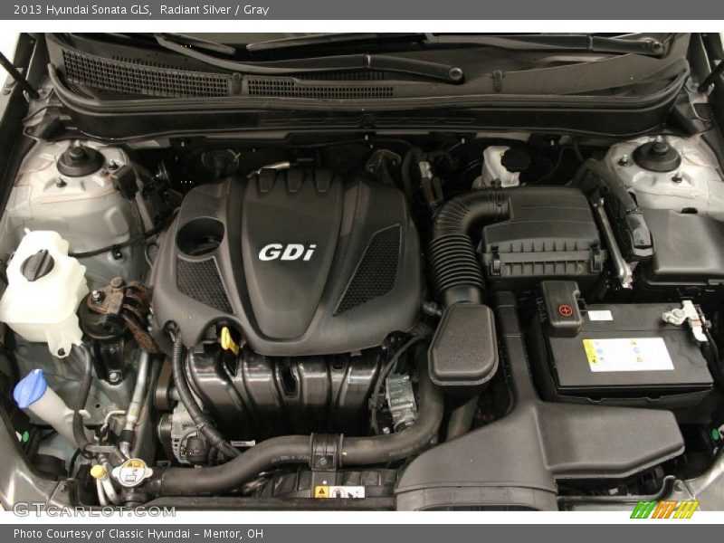 Radiant Silver / Gray 2013 Hyundai Sonata GLS