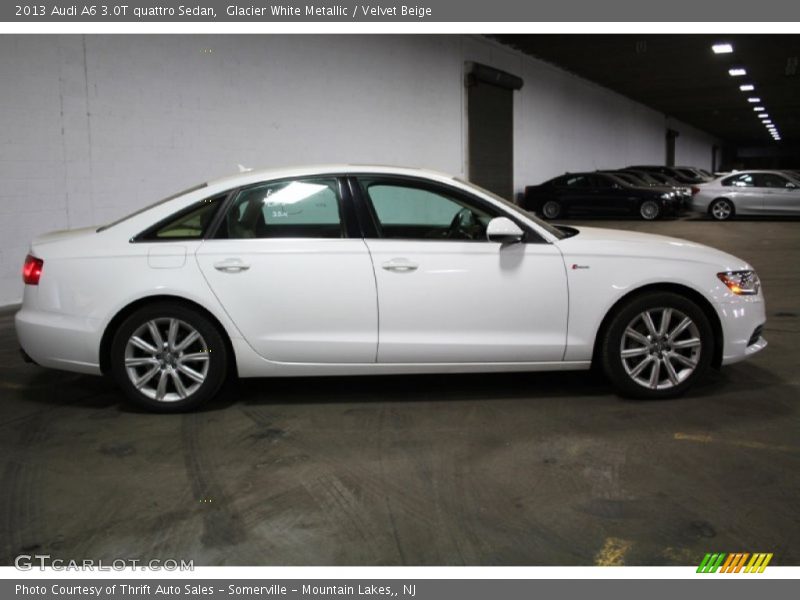 Glacier White Metallic / Velvet Beige 2013 Audi A6 3.0T quattro Sedan