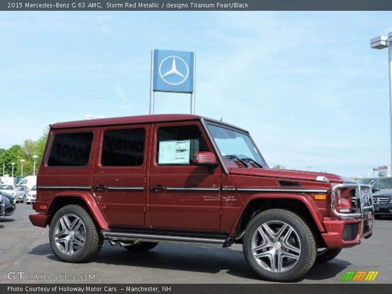  2015 G 63 AMG Storm Red Metallic