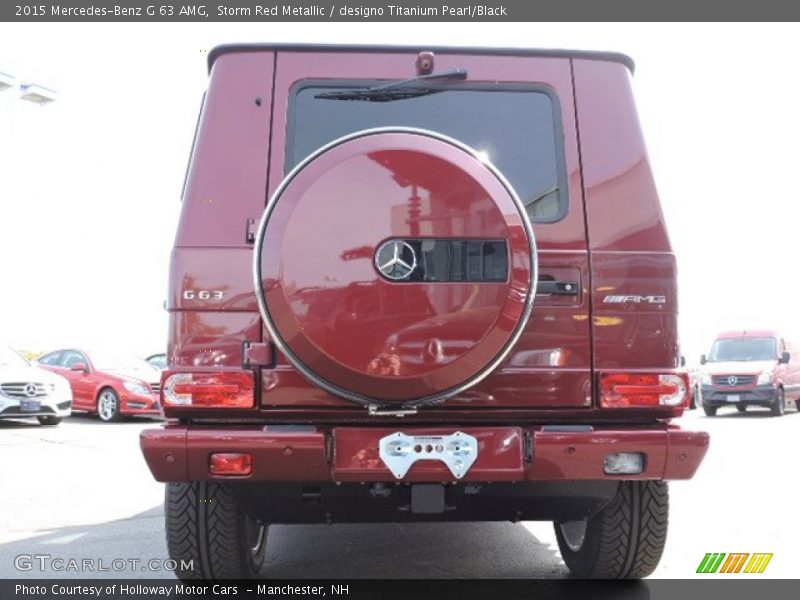 Storm Red Metallic / designo Titanium Pearl/Black 2015 Mercedes-Benz G 63 AMG