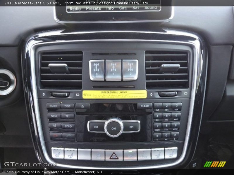 Controls of 2015 G 63 AMG