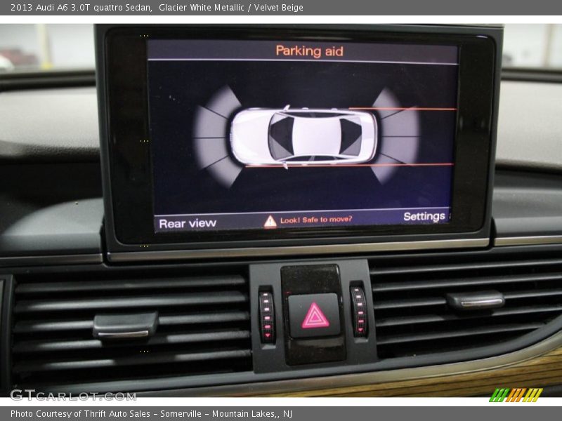 Glacier White Metallic / Velvet Beige 2013 Audi A6 3.0T quattro Sedan