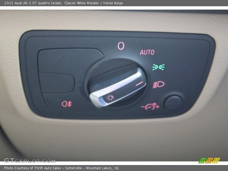 Glacier White Metallic / Velvet Beige 2013 Audi A6 3.0T quattro Sedan