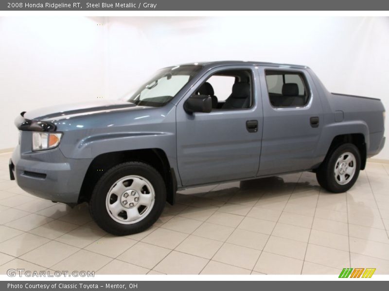 Steel Blue Metallic / Gray 2008 Honda Ridgeline RT