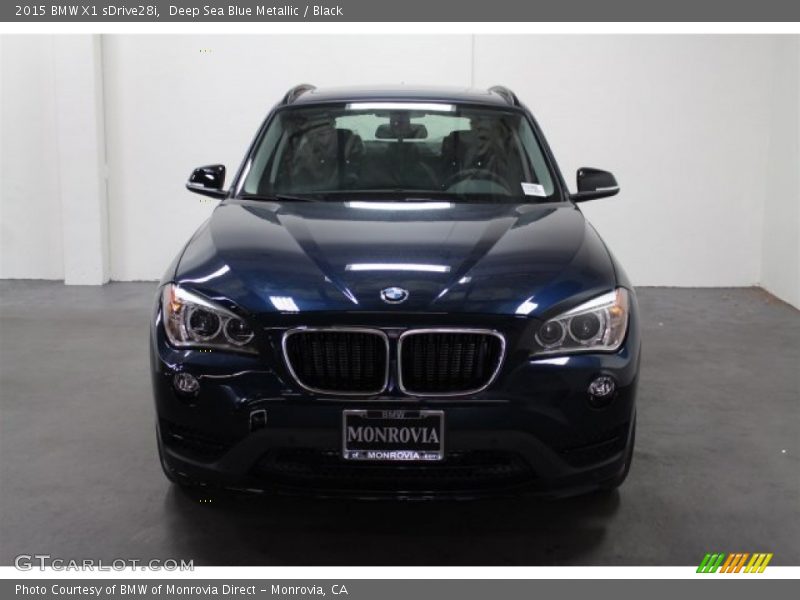Deep Sea Blue Metallic / Black 2015 BMW X1 sDrive28i
