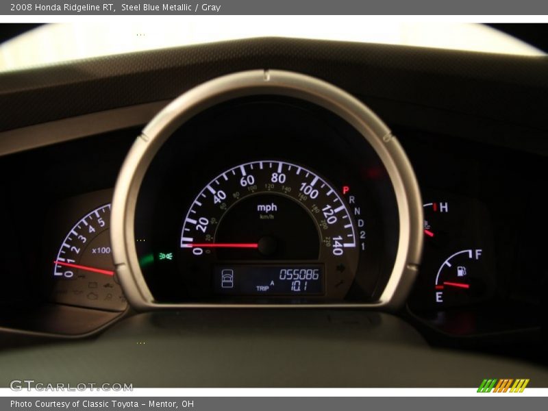 Steel Blue Metallic / Gray 2008 Honda Ridgeline RT