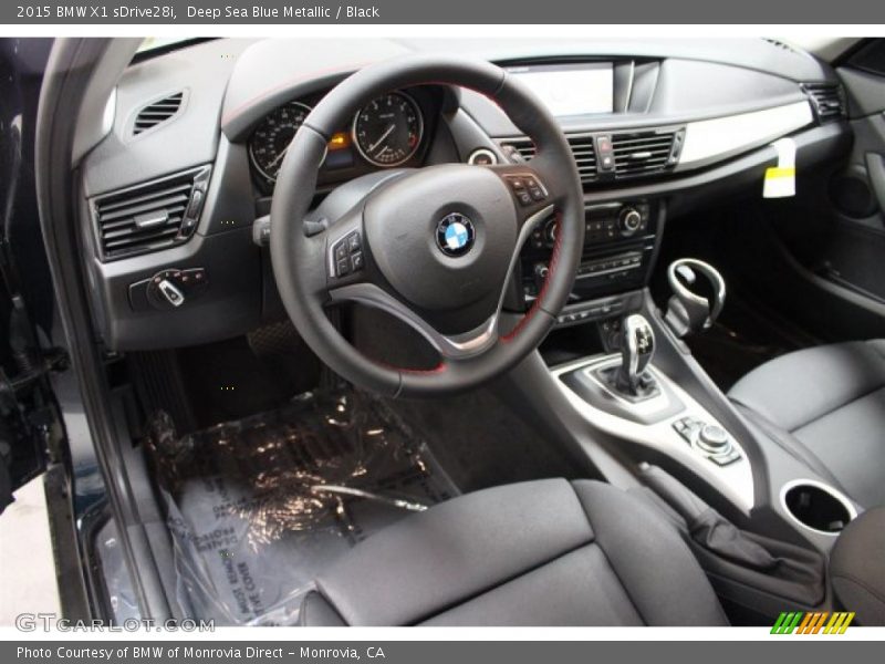 Deep Sea Blue Metallic / Black 2015 BMW X1 sDrive28i