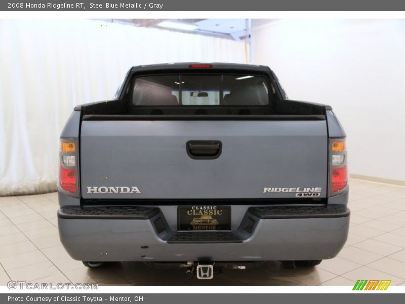 Steel Blue Metallic / Gray 2008 Honda Ridgeline RT