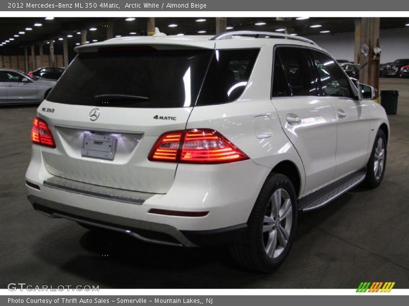 Arctic White / Almond Beige 2012 Mercedes-Benz ML 350 4Matic