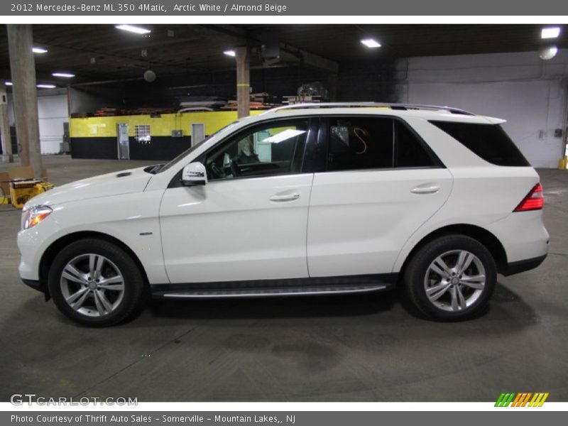 Arctic White / Almond Beige 2012 Mercedes-Benz ML 350 4Matic