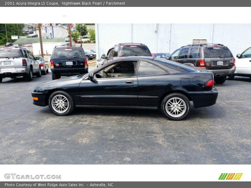 Nighthawk Black Pearl / Parchment 2001 Acura Integra LS Coupe