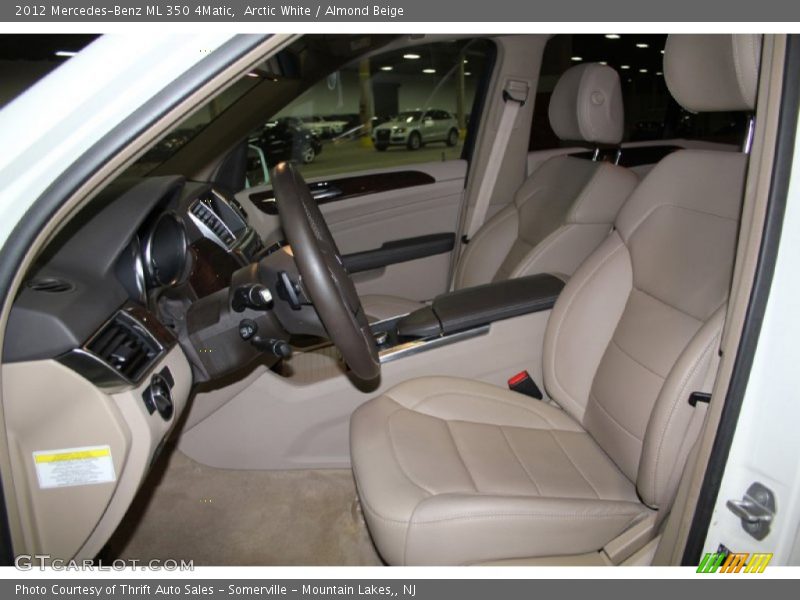 Arctic White / Almond Beige 2012 Mercedes-Benz ML 350 4Matic
