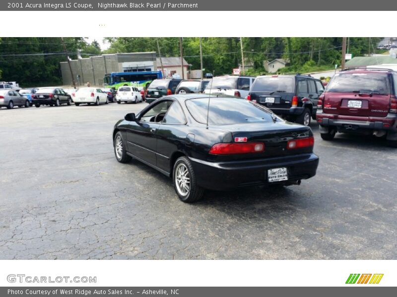 Nighthawk Black Pearl / Parchment 2001 Acura Integra LS Coupe