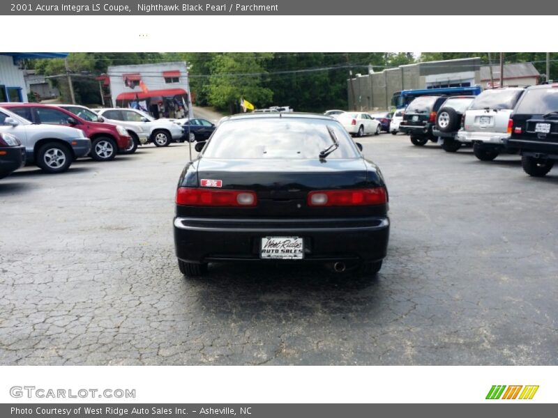 Nighthawk Black Pearl / Parchment 2001 Acura Integra LS Coupe
