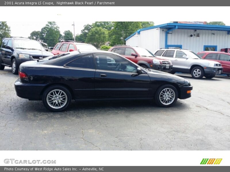 Nighthawk Black Pearl / Parchment 2001 Acura Integra LS Coupe